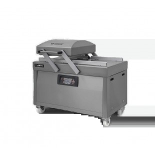 Omcan 59134 71 Inch Turbovac Double Chamber Vacuum Packaging Machine with Stainless Steel Cover