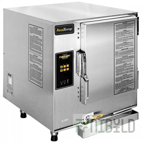 AccuTemp E62403E110 24 Inch Electric Boilerless Convection Steamer with Steam Vector Technology