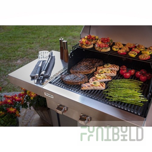 Char-broil grill stand, PPO-GCh2, 800x700x590mm, stainless steel.