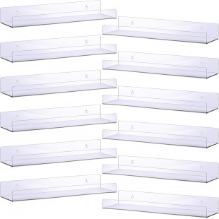 Eagle CSI-2172 72 Inch Shelf Inlay Clear Plastic Fits Between Posts Pack of 4