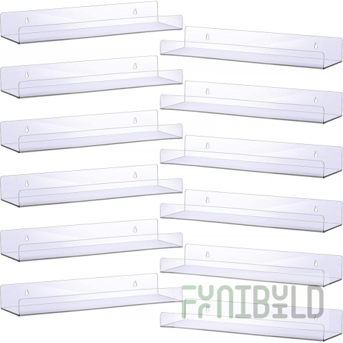 Eagle CSI-2172 72 Inch Shelf Inlay Clear Plastic Fits Between Posts Pack of 4
