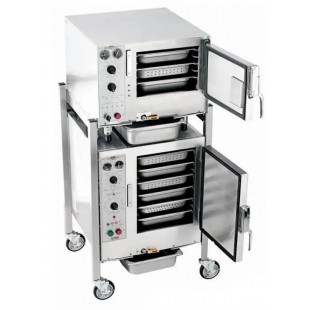AccuTemp S3/S62403D110 DBL 27 Inch Electric Convection Steamer with Stand