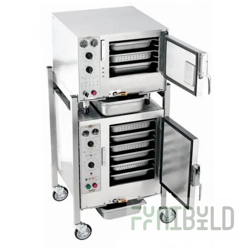 AccuTemp S3/S62403D110 DBL 27 Inch Electric Convection Steamer with Stand