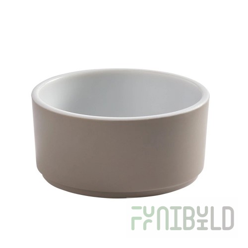 American Metalcraft UBR10MO 10 Oz Bowl Mocha Round BPA Free Melamine