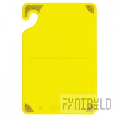 Carlisle CBG6938YL 9 Inch Co-polymer Cutting Board with Anti-slip Corners Yellow