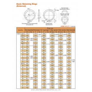 Retaining ring for whipping machine B10 11#