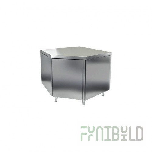 Corner table Hicold NBMSZUN-7B (1000x1000x850mm, with side)