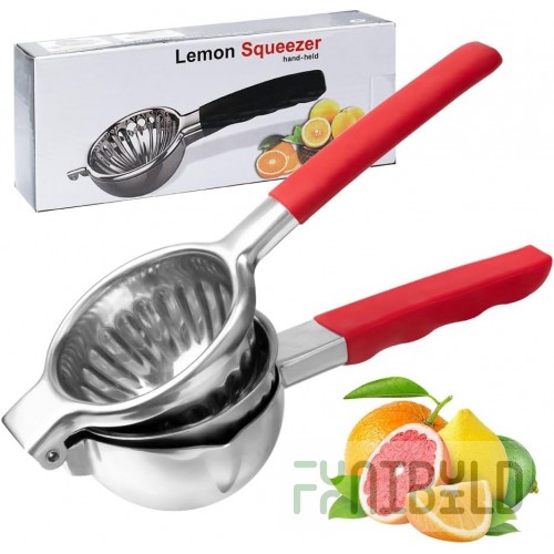 Stanton Trading 128 Citrus Squeezer Stainless Steel with Lemon and Lime Squeezer