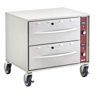 Hubert 204592 Kratos Drawer Warmer Double Drawer Free Standing