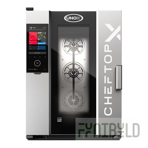 UNOX XADA-1011-EXRS CHEFTOP-X™ Half Size Combi Oven Electric Right-to-left Door Opening (hinged Left)