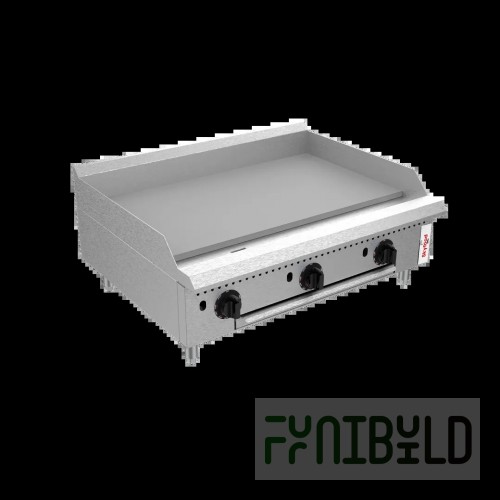 Skyfood Equipment GTCG-36 36 Inch Gas Griddle with Removable Grease Drawer 105000 BTU
