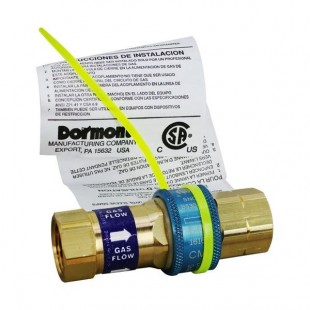 Dormont CF-50R 1/2 Inch Quick Disconnect Coupler Stainless Steel with Retail Bag Dormont CF-50R 1/2 Inch Quick Disconnect Coupler Stainless Steel with Retail Bag