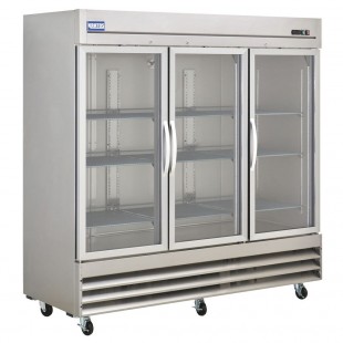 Delfield F15MC72DP 72 Inch Refrigerated Display Case 34.6 cu ft Capacity with Glass Doors