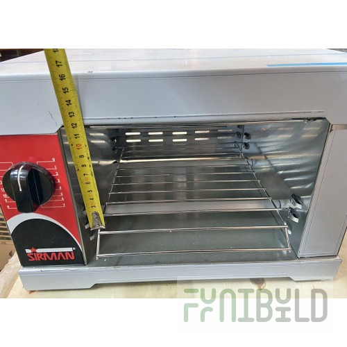 Toaster SIRMAN 4Q (360x265x240mm, 1.6kW; timer, 4 sandwiches)