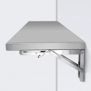Wall-mounted closed table NBMSZ-7/7B (700x700x850mm, with side)