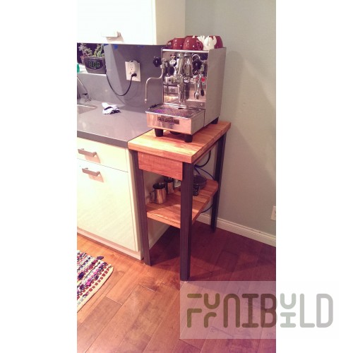 Table for coffee machines NBMCM-10/7B (100x700x850mm, with side)