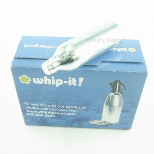Royal Industries SS CO2 CO2 Cartridge Seltzer Charger (10 Per Box)