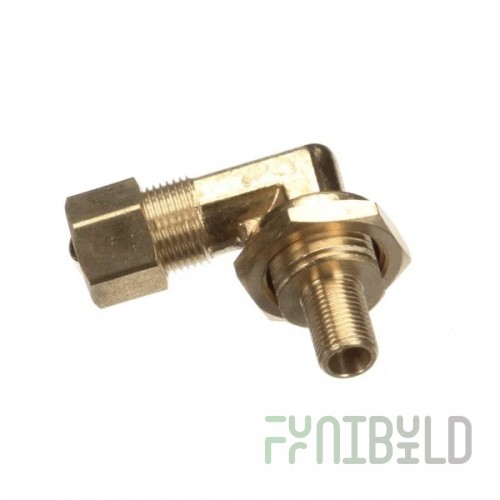 GSW USA WR-FOE 3210-163 3/8CC 3/8-Inch-27UNS Elbow Fitting Alloy