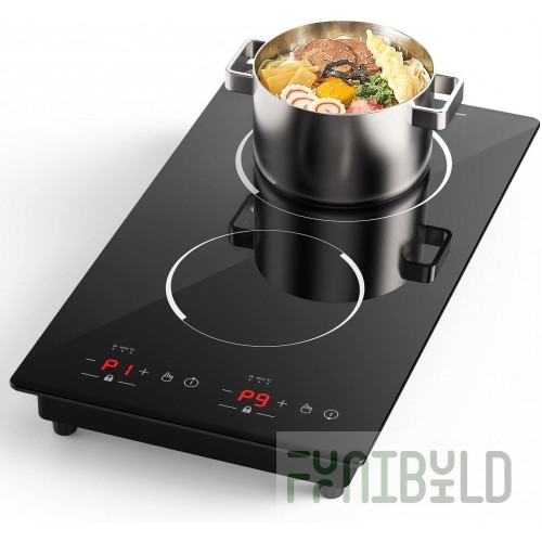 Induction cooker PEI-1N/L1, (tabletop)-1 burner; power consumption-2.5 kW. 445(365)*470*174