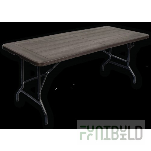 Table T 180 swivel-folding 0.6x0.8 (chipboard Oak gray)