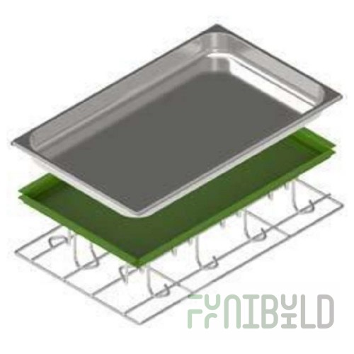 Optional 1/1 GN Vertical Cooking Grid for (8) Chicken, Tecnoeka KGP