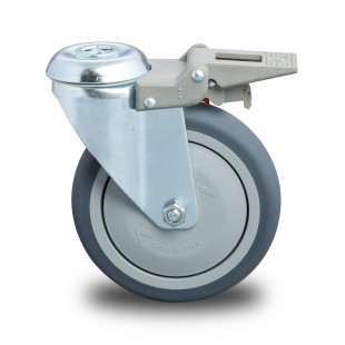 Optional 5 Inch Swivel Caster with Brake for Economy Series, Krowne 30-107S