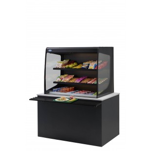 Federal Industries VRSS4860C-SLD 48 Inch Refrigerated Display Case with Curved Ends Federal Industries VRSS4860C-SLD 48 Inch Refrigerated Display Case with Curved Ends