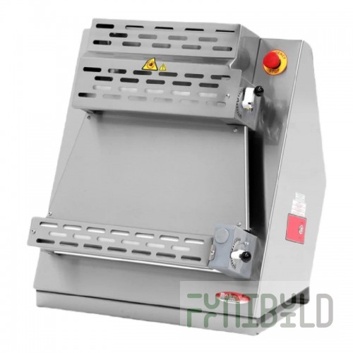 BakeMax BMHA01Y 23 Inch Two Pass Dough Sheeter Countertop Stainless Steel
