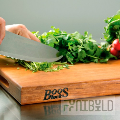 John Boos CHY-R02 24 Inch Cutting Board American Cherry Oil Finish with Hand Grips