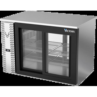 Victory VBB48HC-F-GS-PT-S Pass-Thru Back Bar Refrigerator Food Rated Two-section