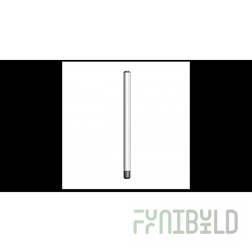 T&S Brass 017451-20 5 1/4 Inch Support Rod for Commercial Kitchens Stainless Steel