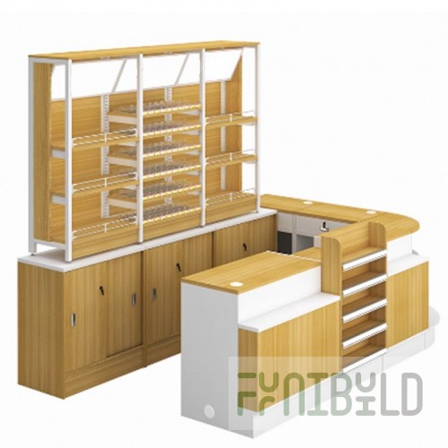 Cash desk with armrest KSP-1370-02 (1370x792x815mm)
