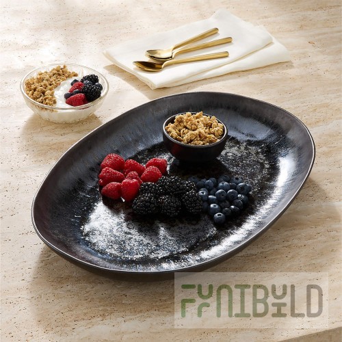 Revol 661447 11CM Mini Bowl Black Dishwasher Safe Scratch Resistant