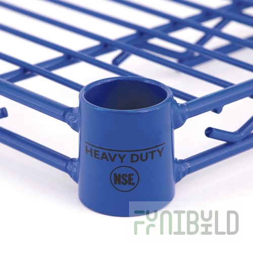 Hubert 30V-018 Kratos® Shelf Heavy Duty Blue Epoxy Finish