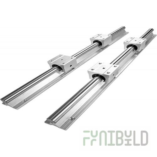 Titan Stainless DGR-10-2 120 Inch Guide Rail Double Freestanding Stainless Steel with NSF
