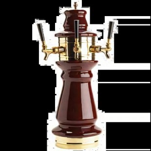Micro Matic CT500-3KR 12 Inch Countertop Ceramic Draft Tower Glycol Cooled with (3) Faucets