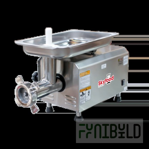 Skyfood Equipment PSE-32HD SS 15 Inch Heavy Duty Electric Meat Grinder with #32 Hub