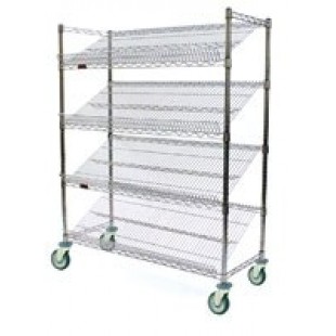 Eagle 4TF1836-V 36 Inch Truss Frame 4-Sided Epoxy Coated Gray Shelving