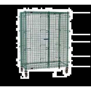 Eagle CSC3048E 51-1/4 Inch Mobile Security Unit with Padlock Hasp and Casters