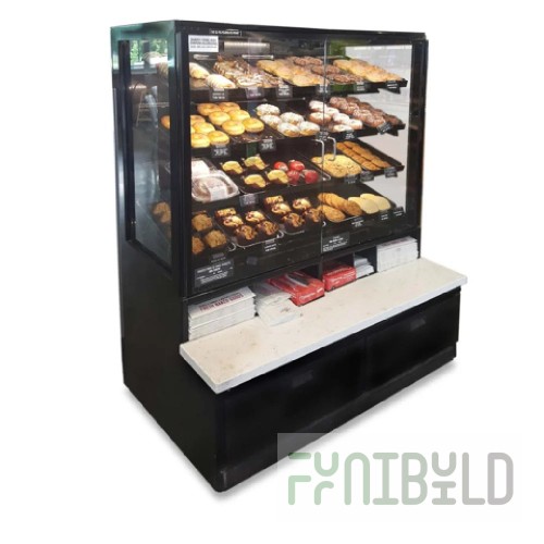 Hussmann DPPGP-48-58M 48 Inch Ambient Display Case Non-Refrigerated with LED Lighting
