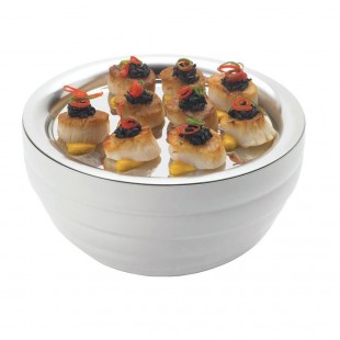 Vollrath 4659125 3.4 Quart Round Double Wall Insulated Serving Bowl Metallic Cobalt Blue Finish Vollrath 4659125 3.4 Quart Round Double Wall Insulated Serving Bowl Metallic Cobalt Blue Finish