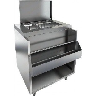 Hicold bar station NBMWL-7/7B (700x700x850mm, with ice bath and tray)