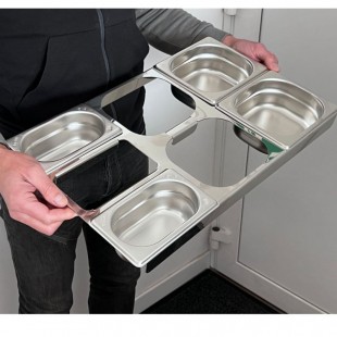 Divider for GN1/1 Inox Macel gastronorm containers