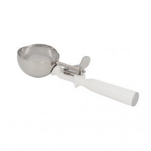 Vollrath 47139 3-1/8 Inch Disher Size 6 with Antimicrobial Handle Stainless Steel