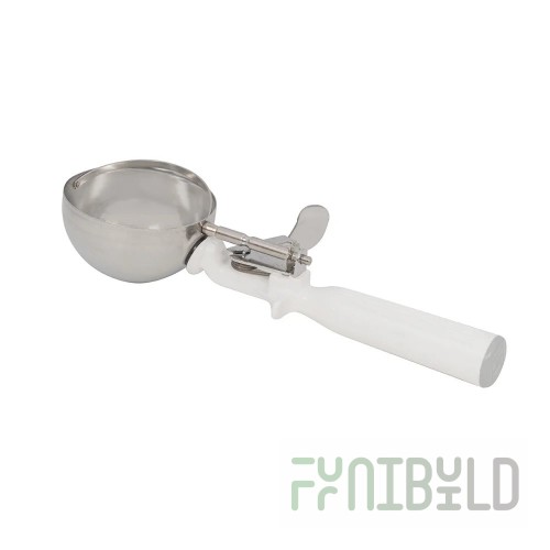 Vollrath 47139 3-1/8 Inch Disher Size 6 with Antimicrobial Handle Stainless Steel