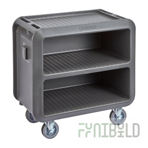 Cambro CPMPKHD2175480 21 Inch Post Kit with High Density Casters Plastic Gray