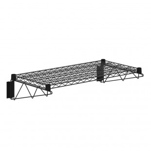 Eagle CS1248-BL 48 Inch Decorative Cantilever Shelf Wire with Black Epoxy Finish
