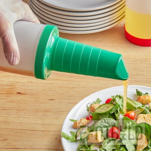 Tablecraft 10286GN 3.68 Inch Pourmaster Neck Spout Green One Piece