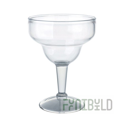 Yanco SM-36-MG 36 Oz Jumbo Margarita Glass Break-Resistant Plastic Pack of 12