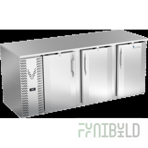Victory VBB78HC-G-S Back Bar Refrigerator Three-section 78
